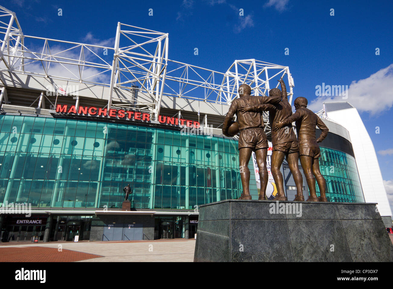 Manchester United Football Club Old Trafford, Greater Manchester midlands england uk gb Stock Photo