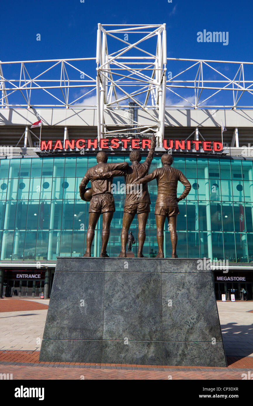 Manchester United Football Club Old Trafford, Greater Manchester midlands england uk gb Stock Photo