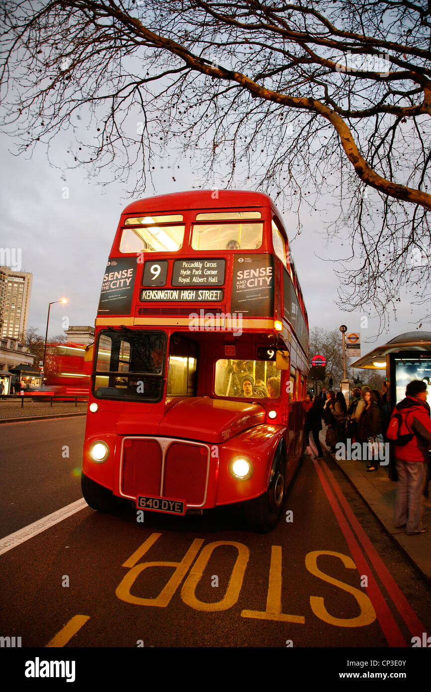 Heritage Routemaster Bus, operated in London from 1956 to 2005. Open ...