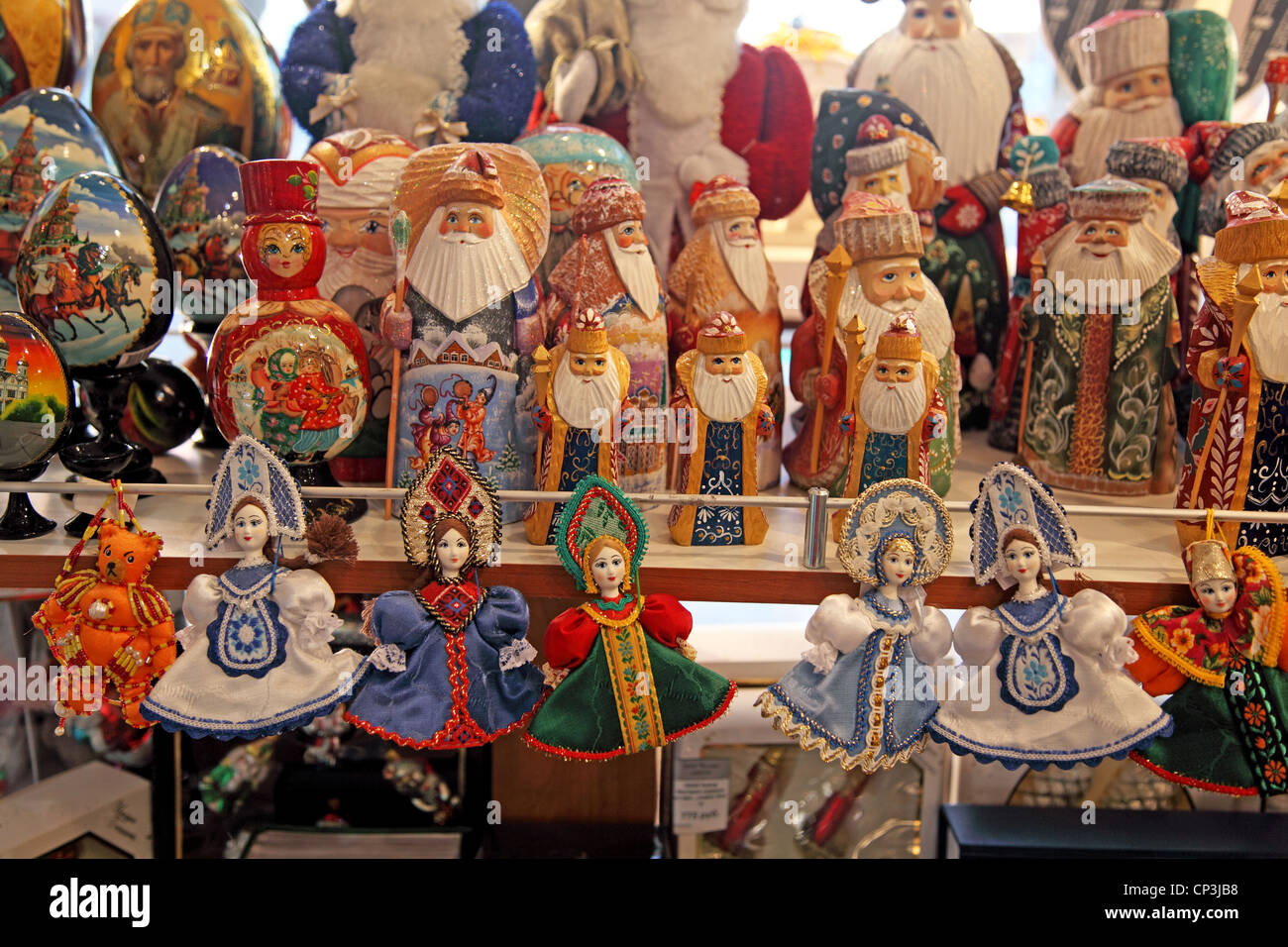 babushka Russian souvenirs Stock Photo