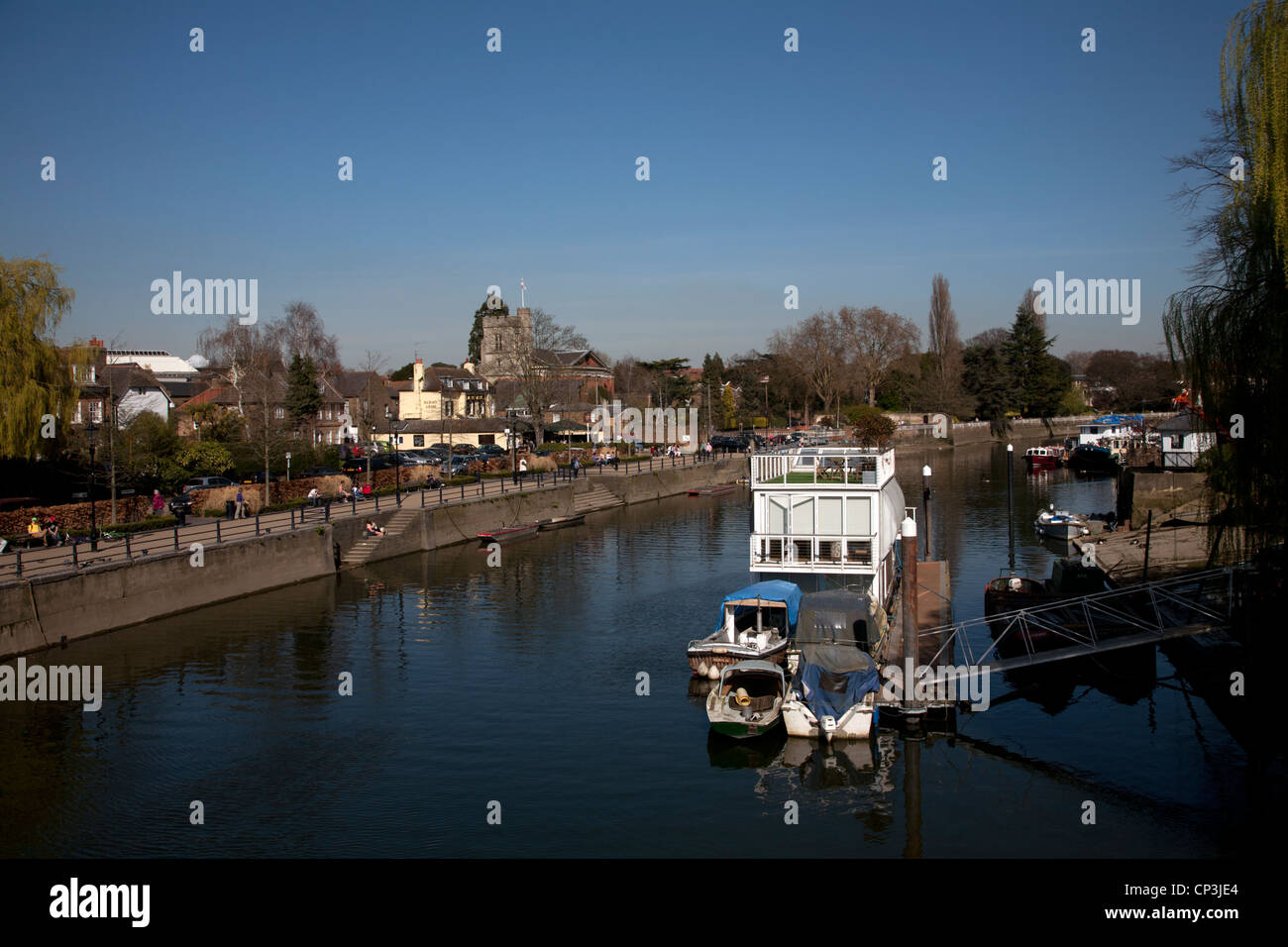 eel pie island twickenham middlesex england Stock Photo Alamy