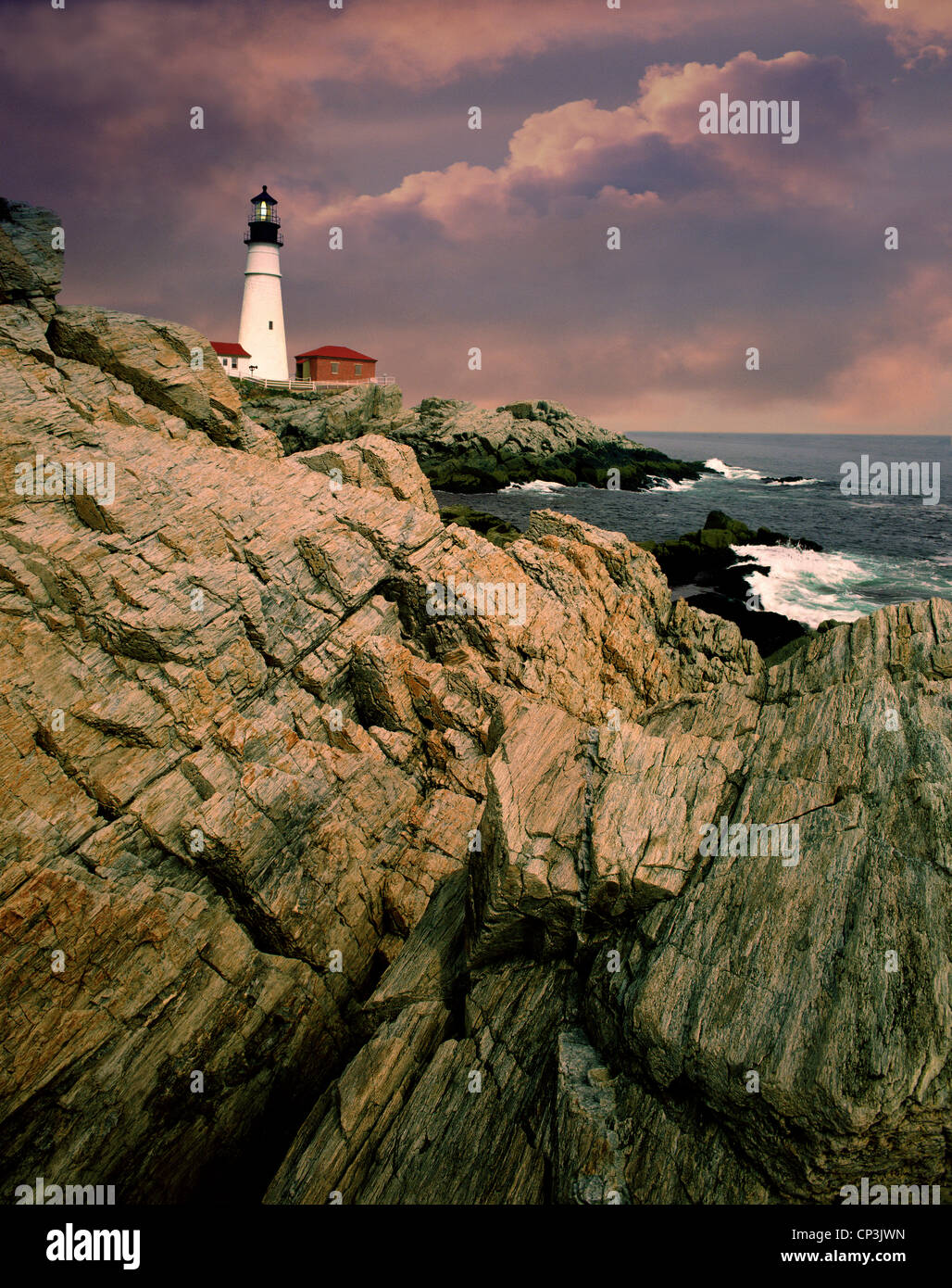 Photo of Portland Head Lighthouse, Maine, USA Stock Photo - Alamy