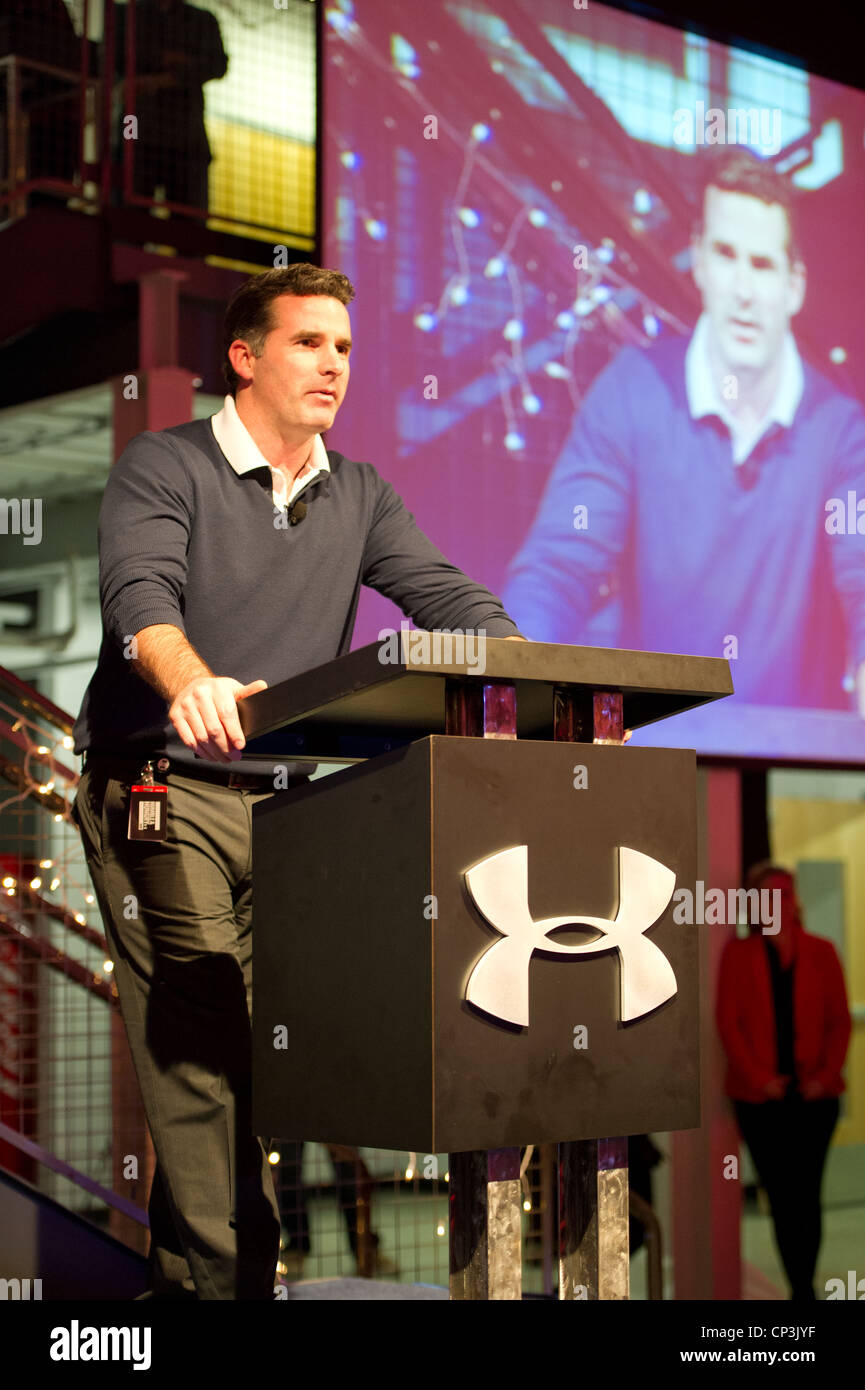 Kevin Plank speaks at Underarmor Holiday Party  Stock Photo