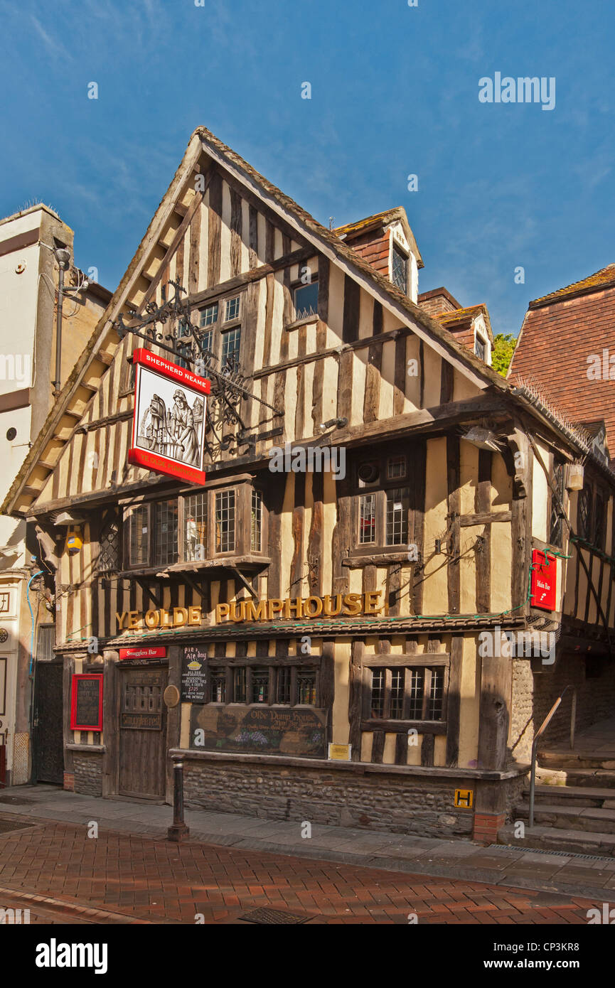 HASTINGS, EAST SUSSEX, UK APRIL 30, 2012 Ye Olde Pump House Pub on