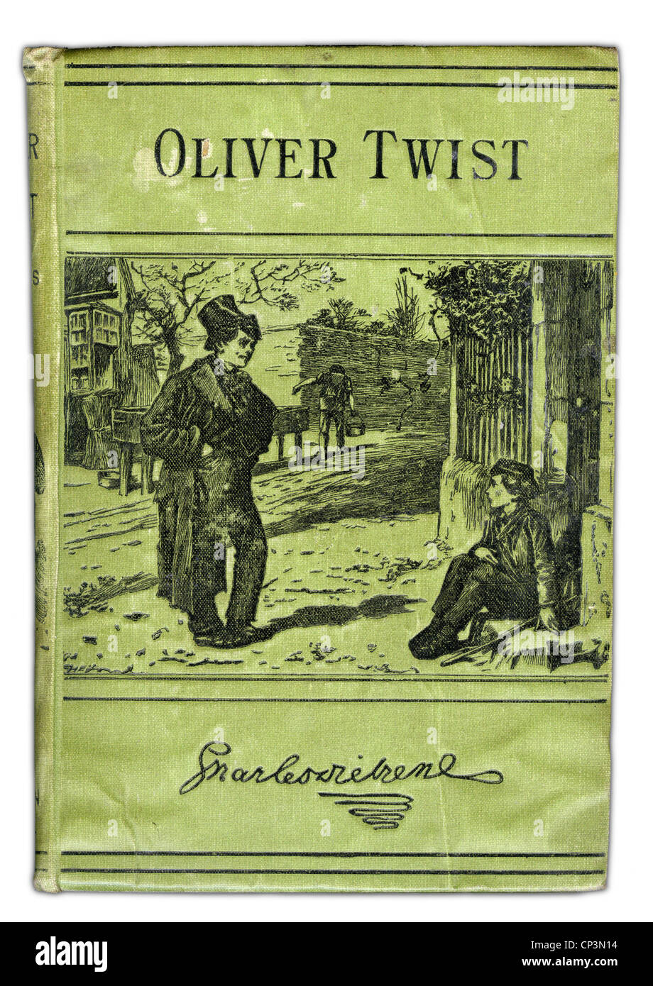 books, Charles Dickens: 'The Adventures of Oliver Twist', (1838), novel, Chapman and Hall, London, 1885, Additional-Rights-Clearences-Not Available Stock Photo