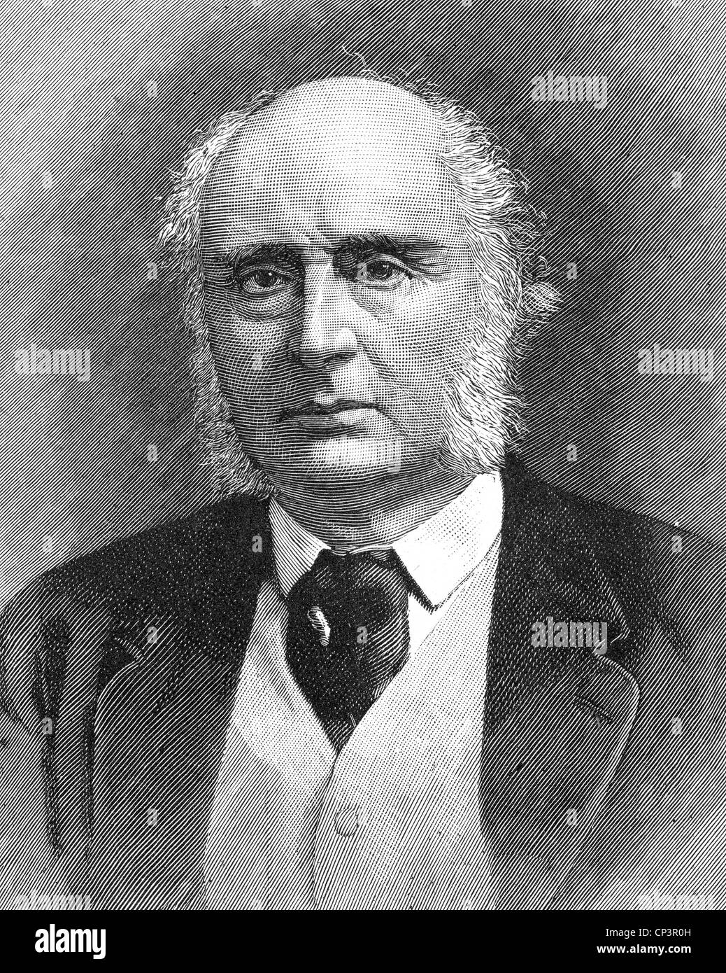 JAMES WILDE, 1st Baron Penzance (1816-1899) British judge Stock Photo