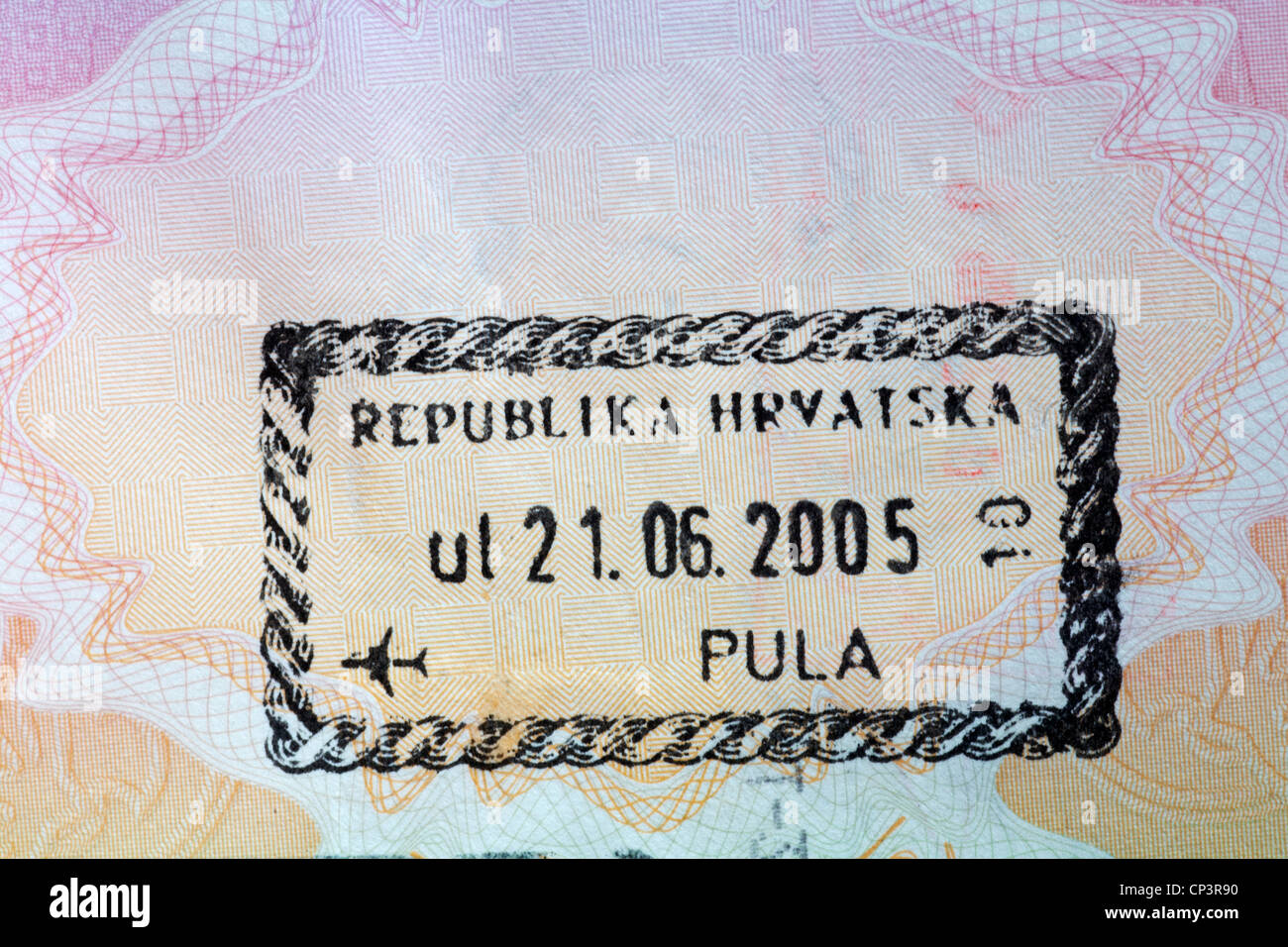 Uk passport stamp hires stock photography and images Alamy
