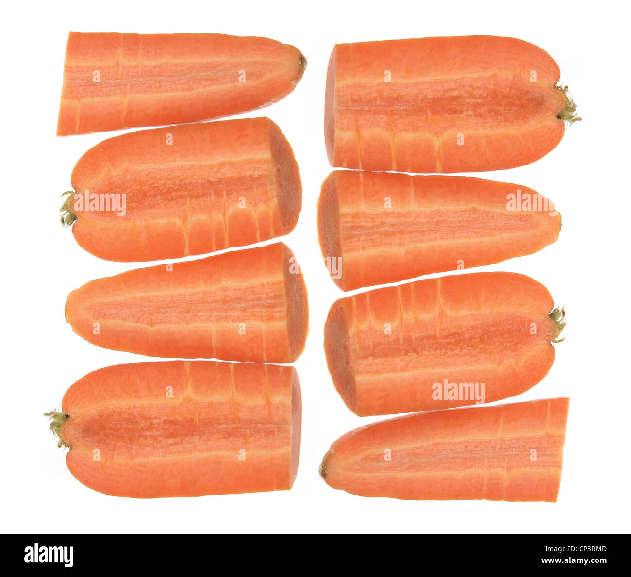 Pieces of Carrots Stock Photo Alamy