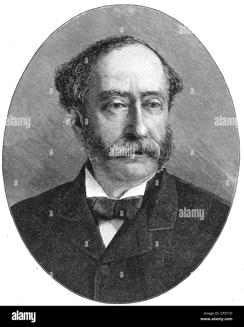 HENRY HERBERT, 4th Earl of Carnarvon (1831-1890) British Conservative politician Stock Photo