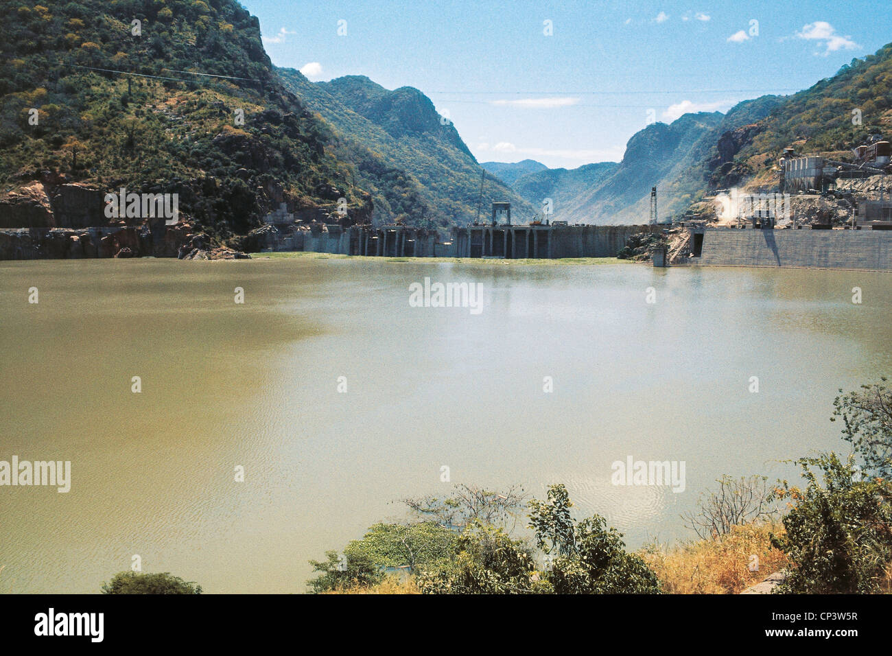 Mozambique The artificial lake formed by the Cabora Bassa dam Stock Photo Alamy