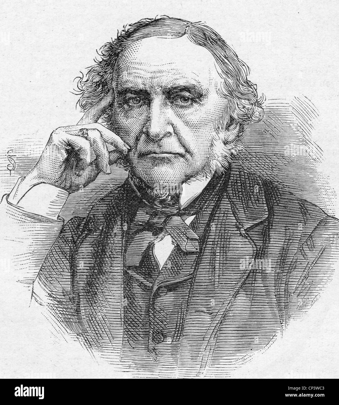 WILLIAM EWART GLADSTONE (1809-1898) English Liberal statesman, here in 1880 Stock Photo