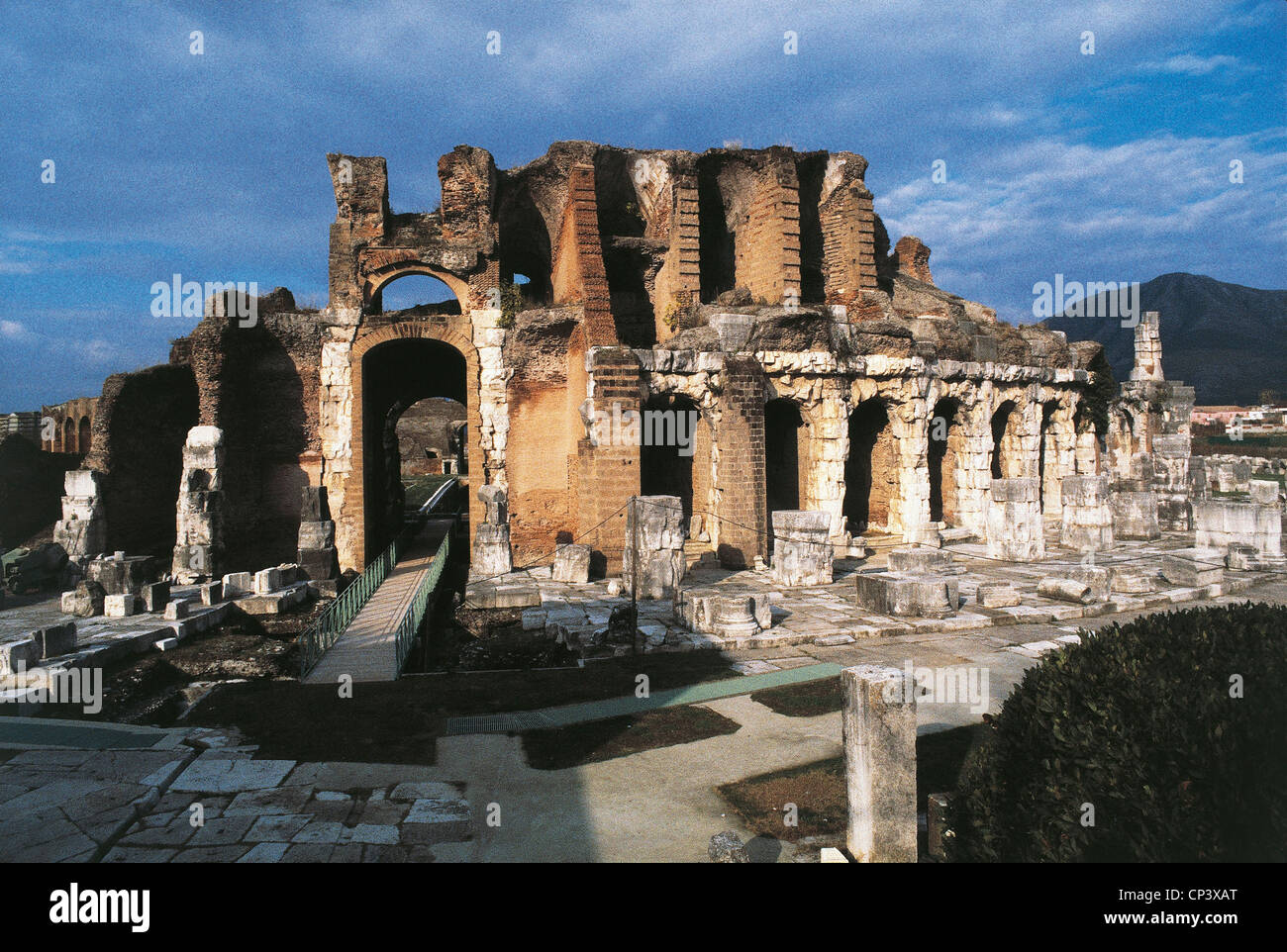 Campania - Santa Maria Capua Vetere (Ce), amphitheater. Stock Photo