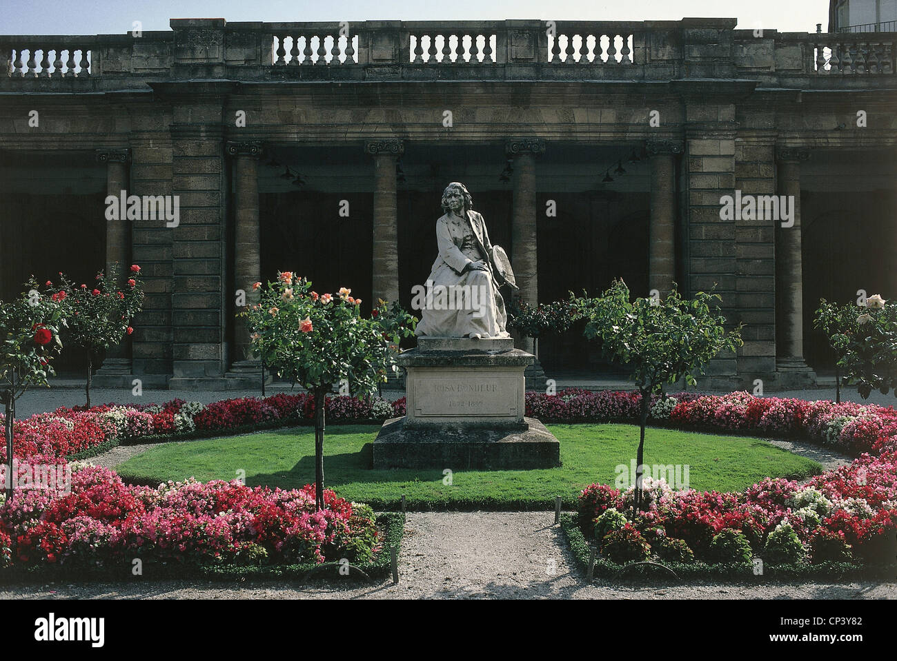 France Aquitaine Bordeaux. Public Gardens, statue of Rosa Bonheur