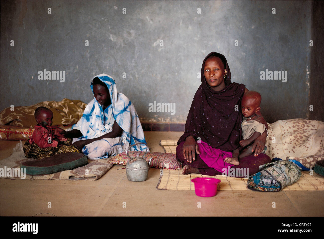 Mauritania Hospital Aid Third World Stock Photo