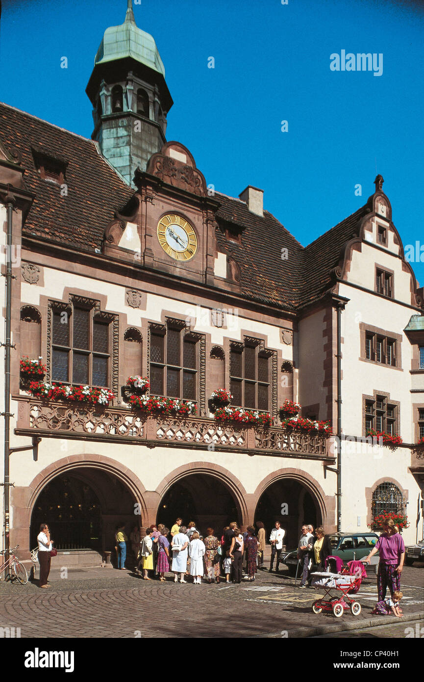 Germany - Baden Wurttemberg, Freiburg. Rathaus Stock Photo - Alamy