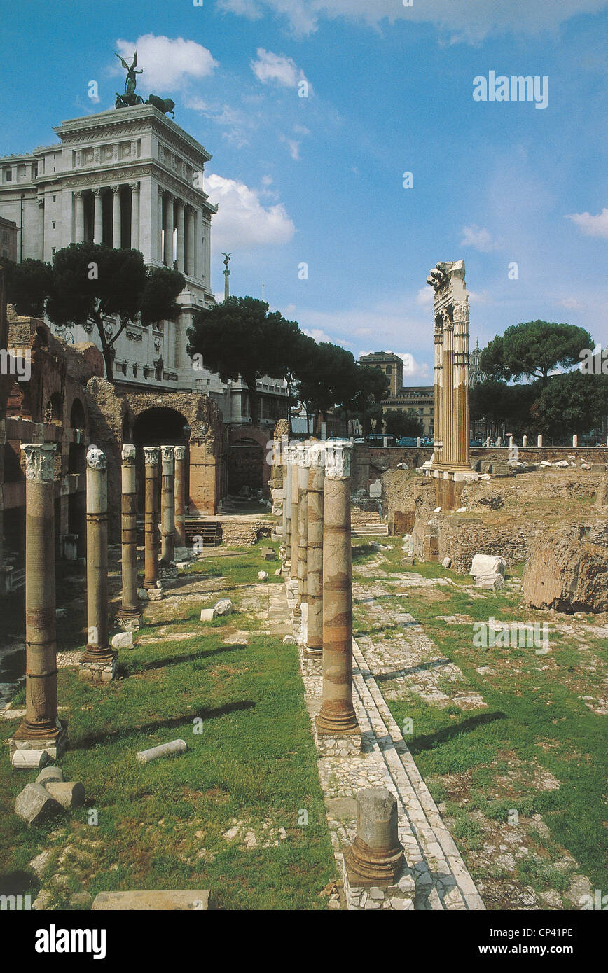 Lazio - Rome, Forum of Caesar. Stock Photo
