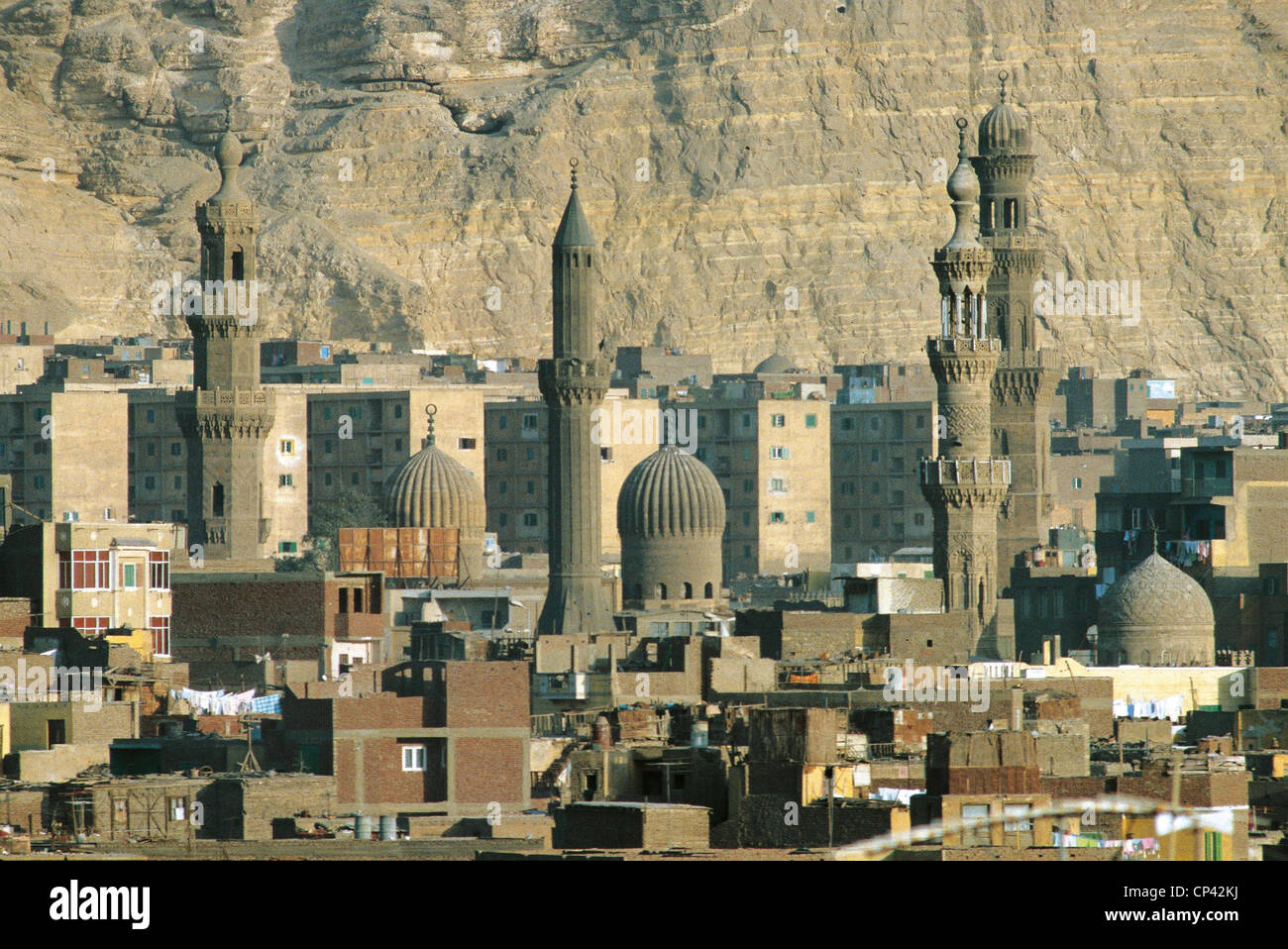 Egypt Cairo Minarets Stock Photo