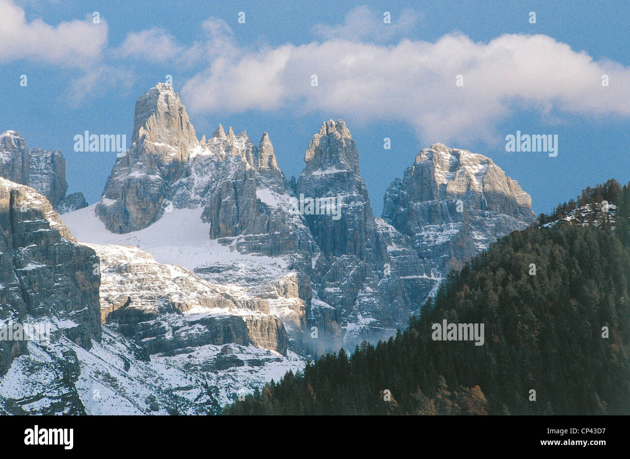 Trentino Alto Adige, the Adamello-Brenta National Park. Dolomites ...