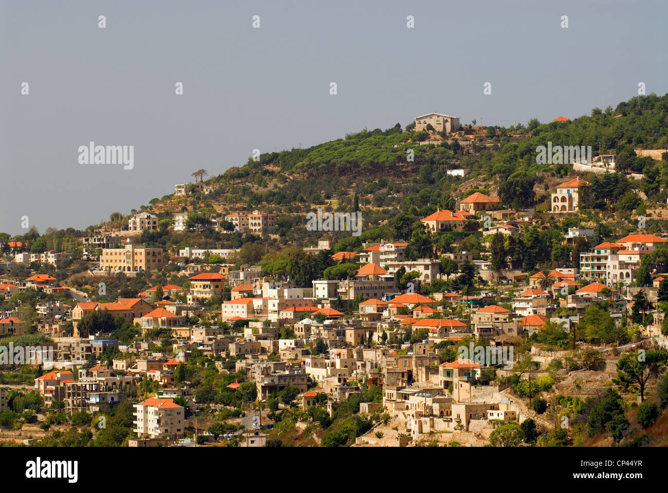 Ottoman era town of Deir alQamar, Chouf Mountains, Lebanon Stock Photo
