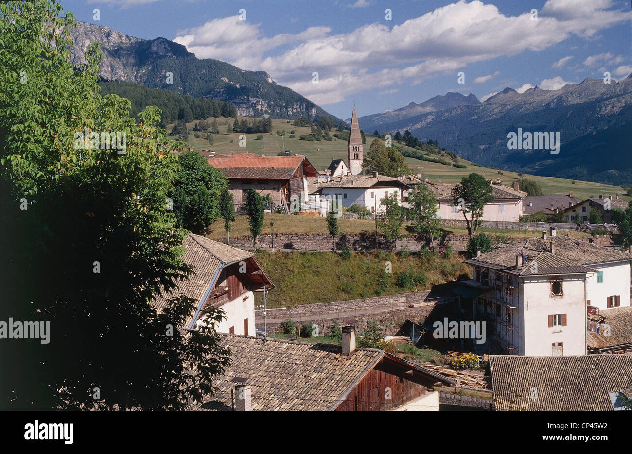 Trentino-Alto Adige - Tesero (Tn). Stock Photo