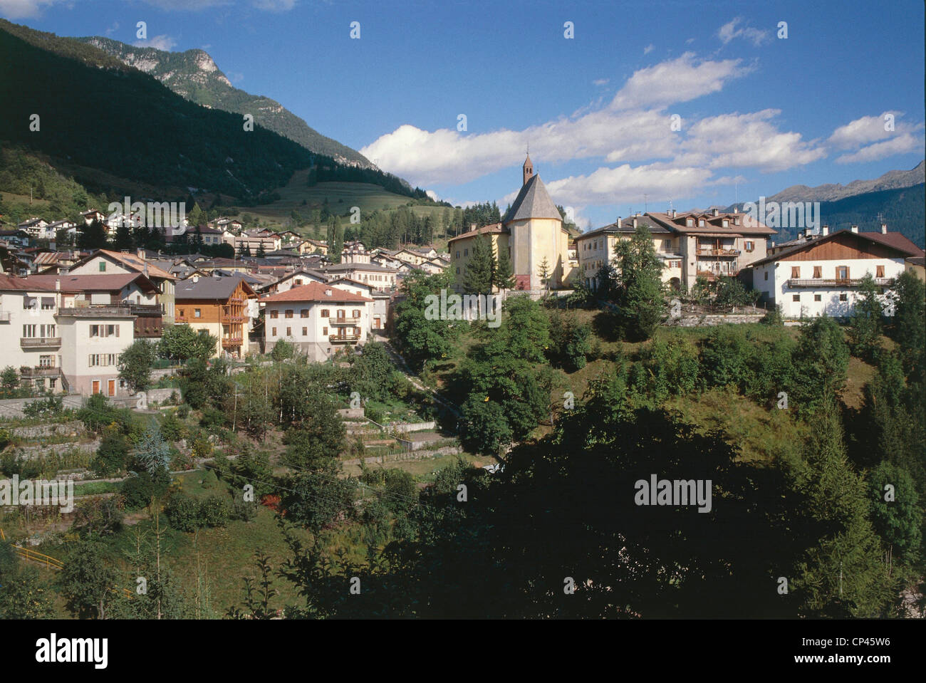 Trentino-Alto Adige - Tesero (Tn). Stock Photo
