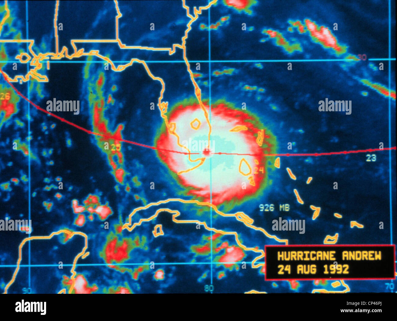 Hurricane andrew hi-res stock photography and images - Alamy