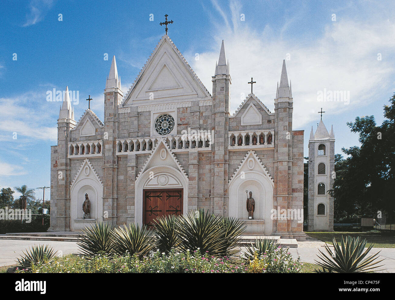 Paraguay Asuncion Church Stock Photo Alamy