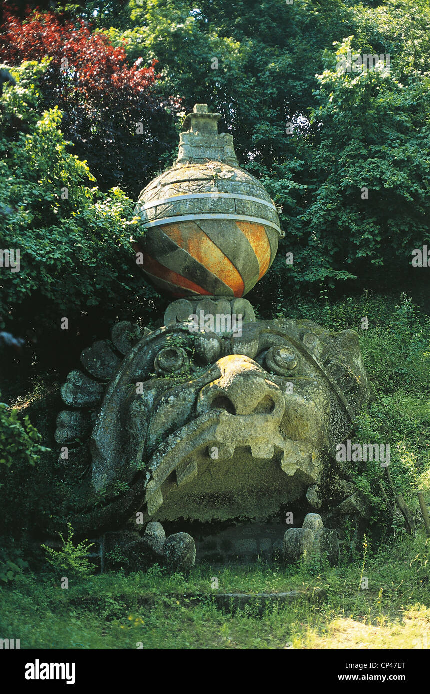 Lazio Bomarzo Monster Park Statue Stock Photo 48036880 Alamy