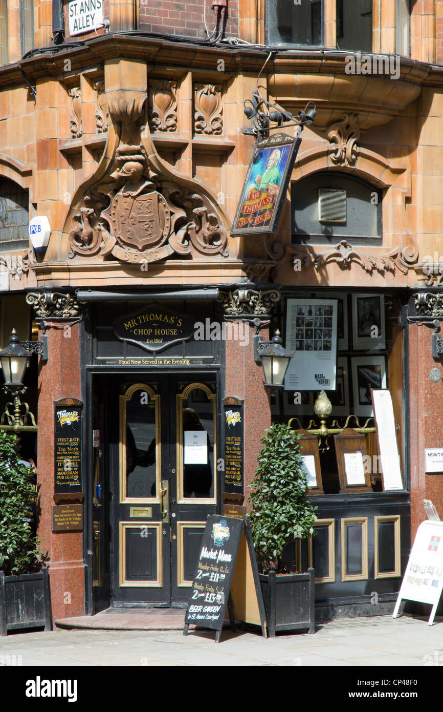 manchester city centre old pub midlands england uk Stock Photo - Alamy