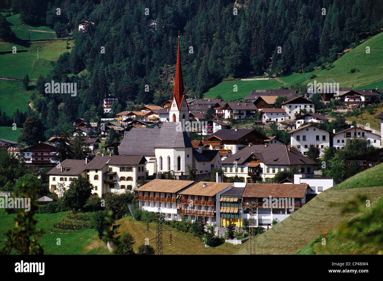 Trentino-Alto Adige - Passeiertal - St. Leonhard (Bz). Stock Photo