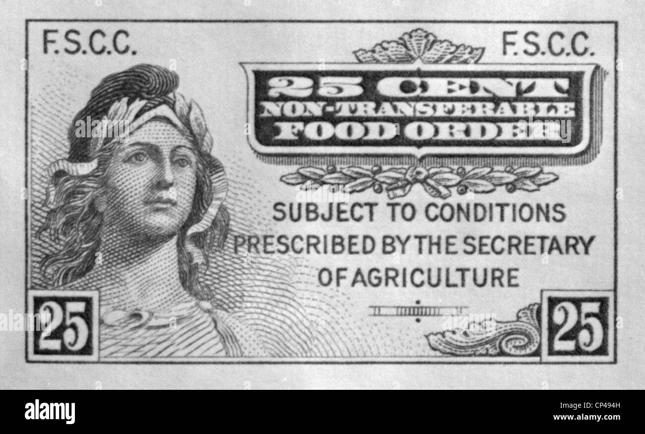 1939 food stamps Black and White Stock Photos & Images Alamy