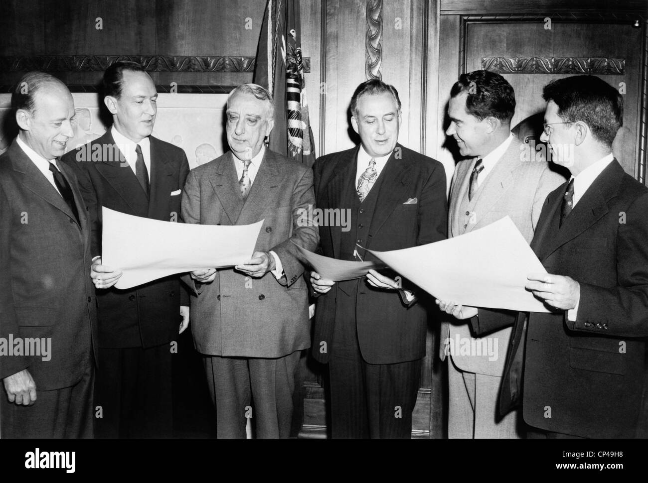 Herbert Brownell Attorney General from 19531957 with justice advisors