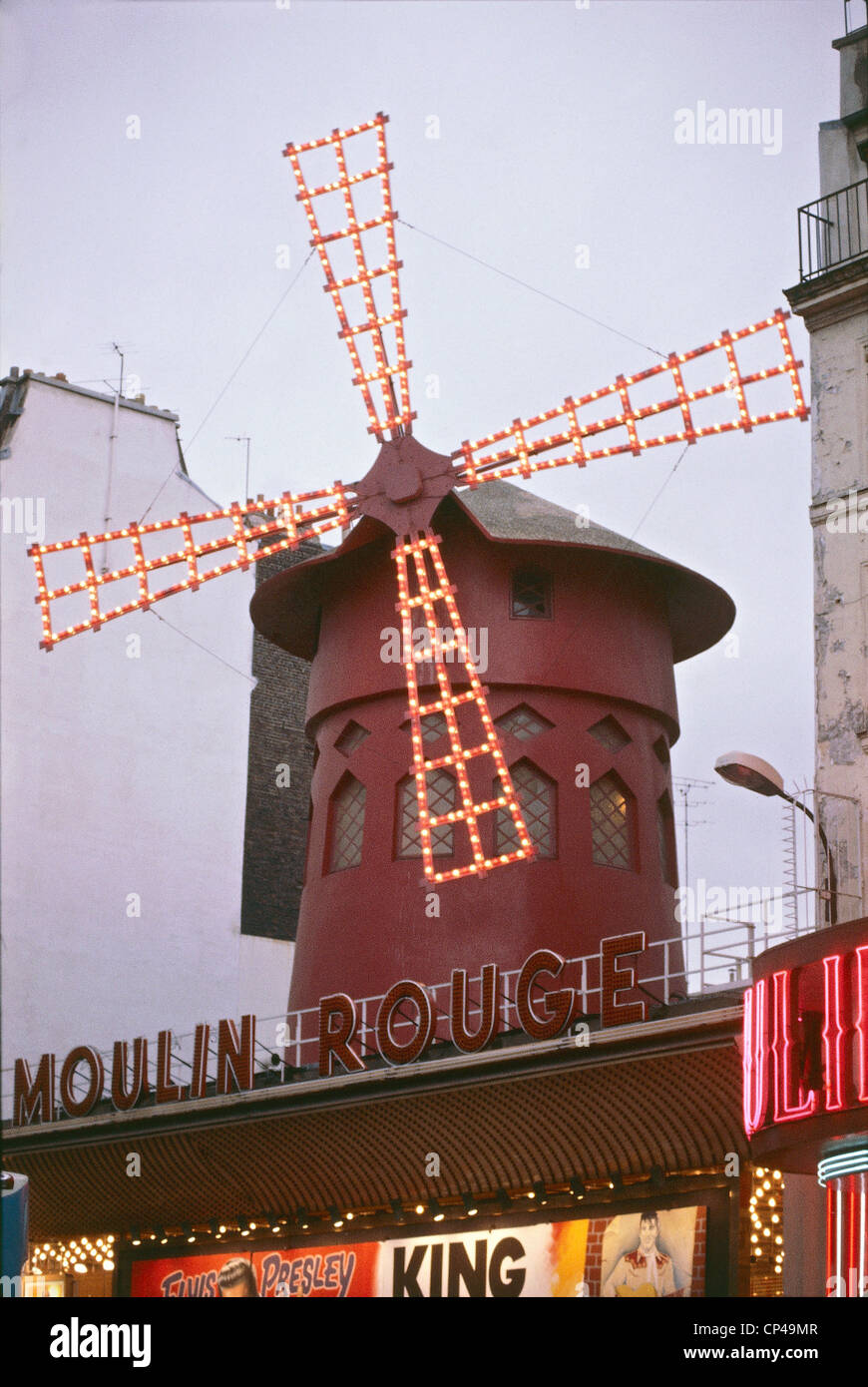 France - Paris - Pigalle. Moulin Rouge Stock Photo - Alamy