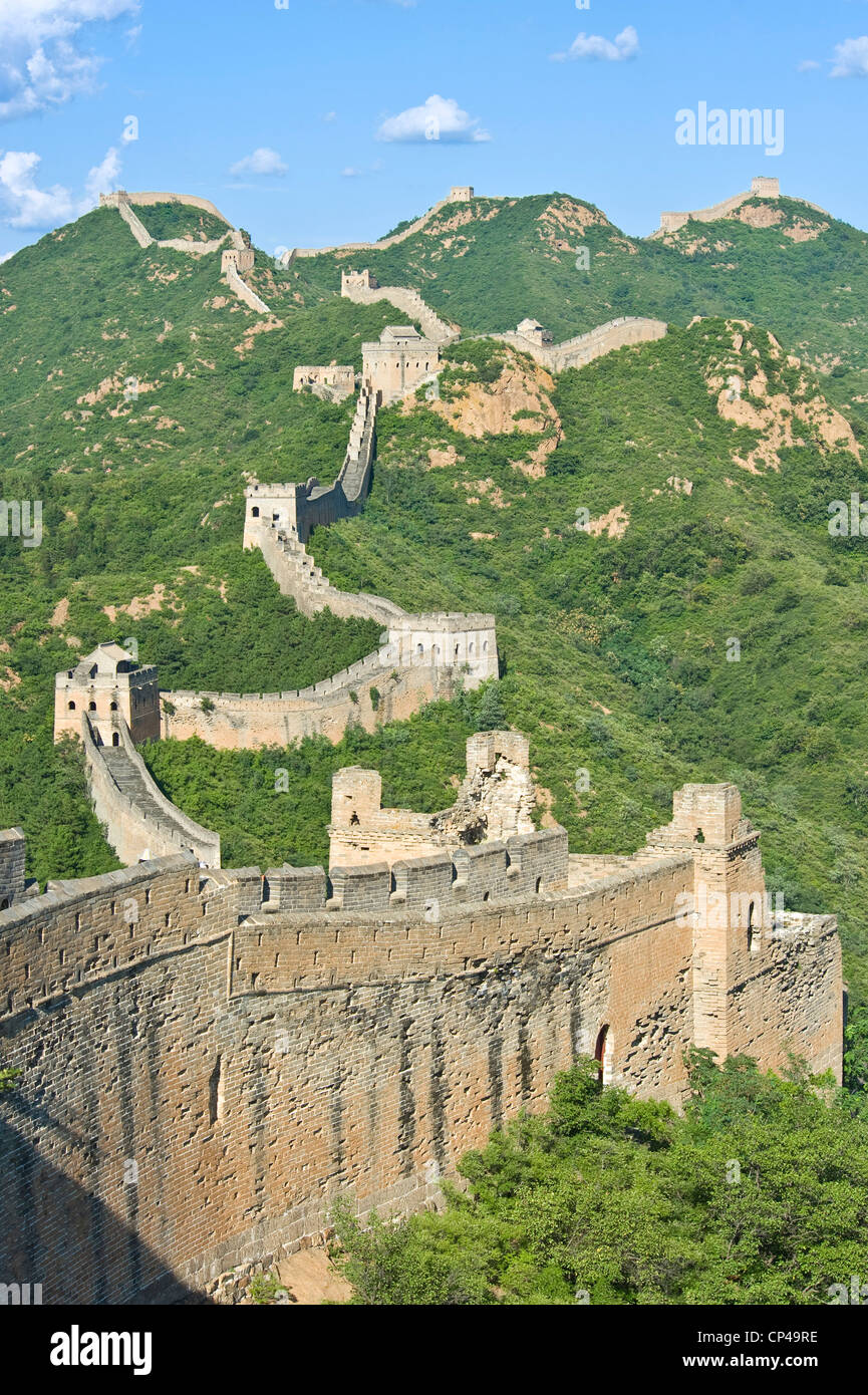 Aerial view great wall china hi-res stock photography and images - Page 3 -  Alamy