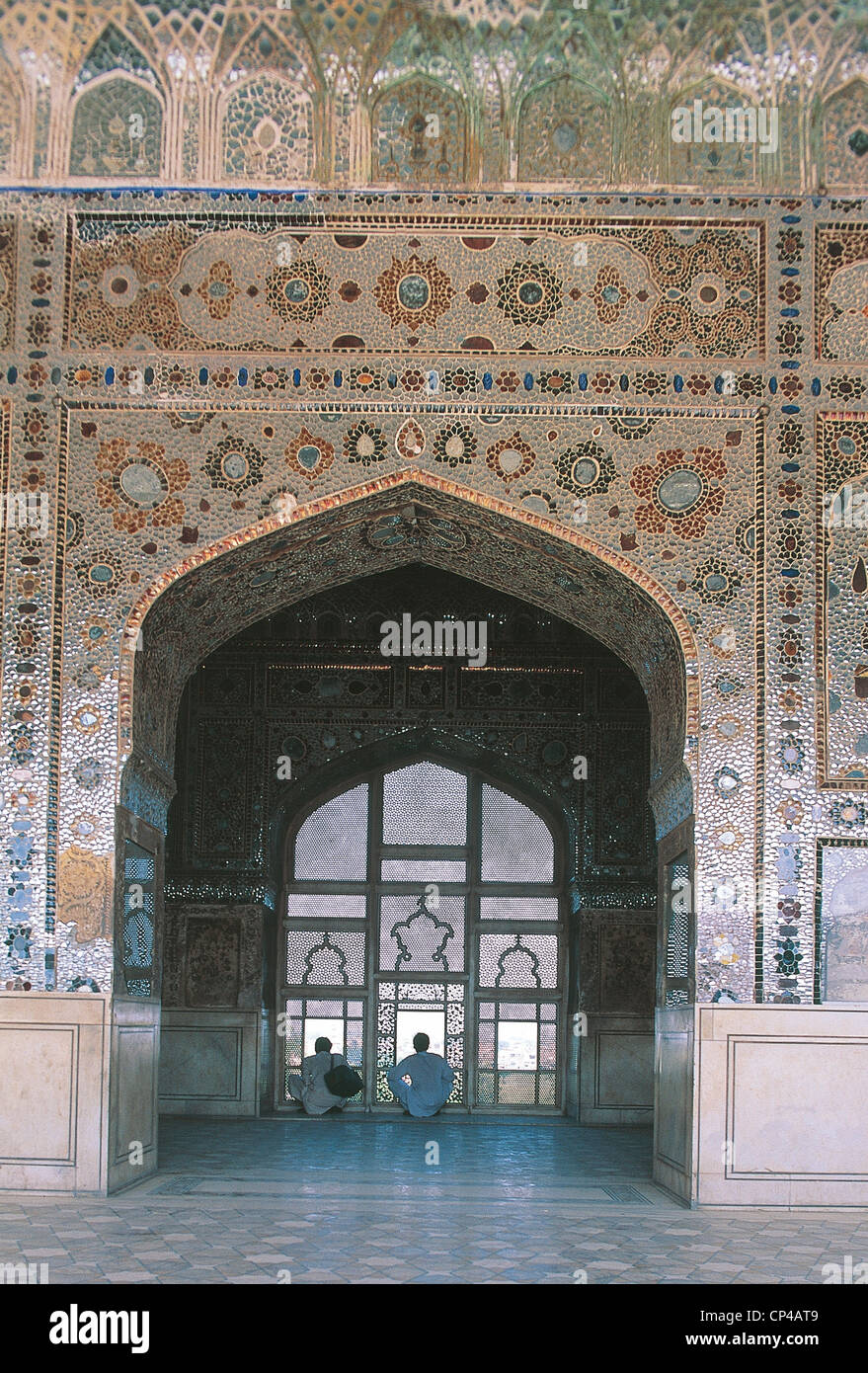 Pakistan Punjab Lahore. The Shish Mahal (Palace of Mirrors Stock
