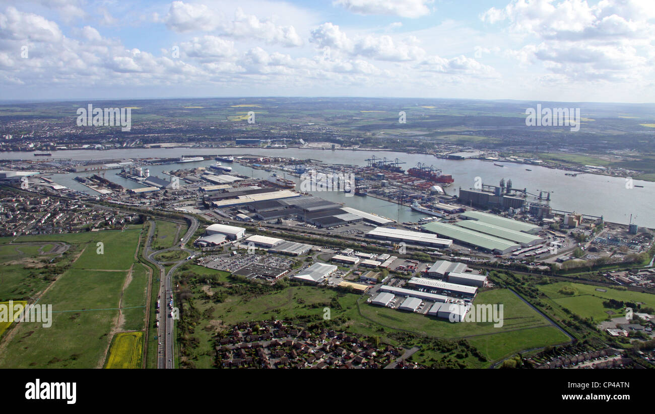 Tilbury port and aerial hi res stock photography and images Alamy