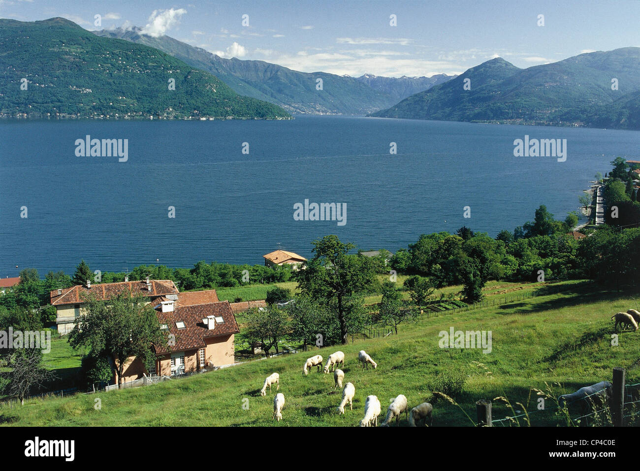 Lombardia - Lago Maggiore - Luino (Va) Stock Photo