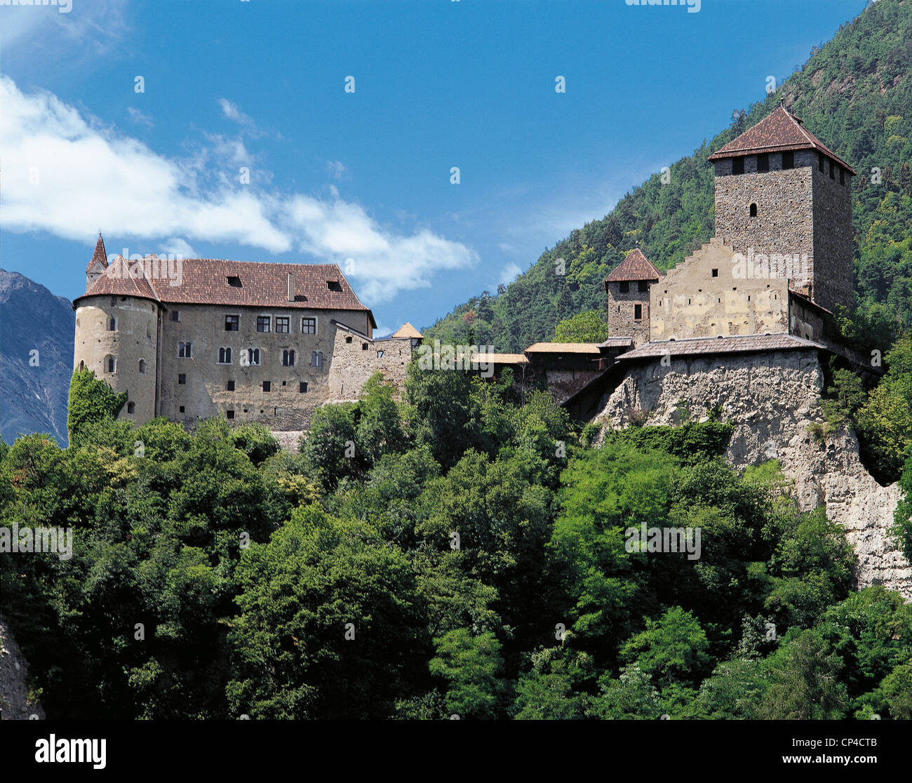 Castle Tyrol Tirol Xii Century Stock Photo