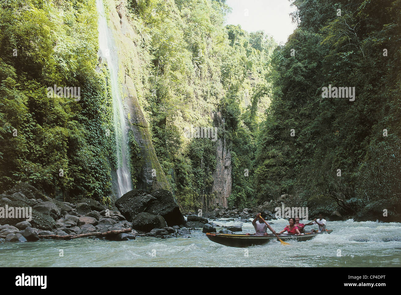 Philippines - Luzon Island - Pagsanjan Falls River. Stock Photo