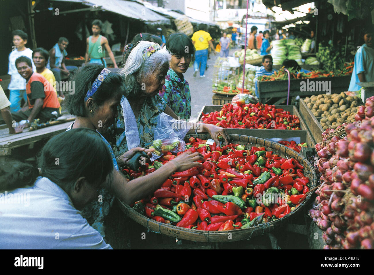 Philippines Manila Market Stock Photo - Alamy