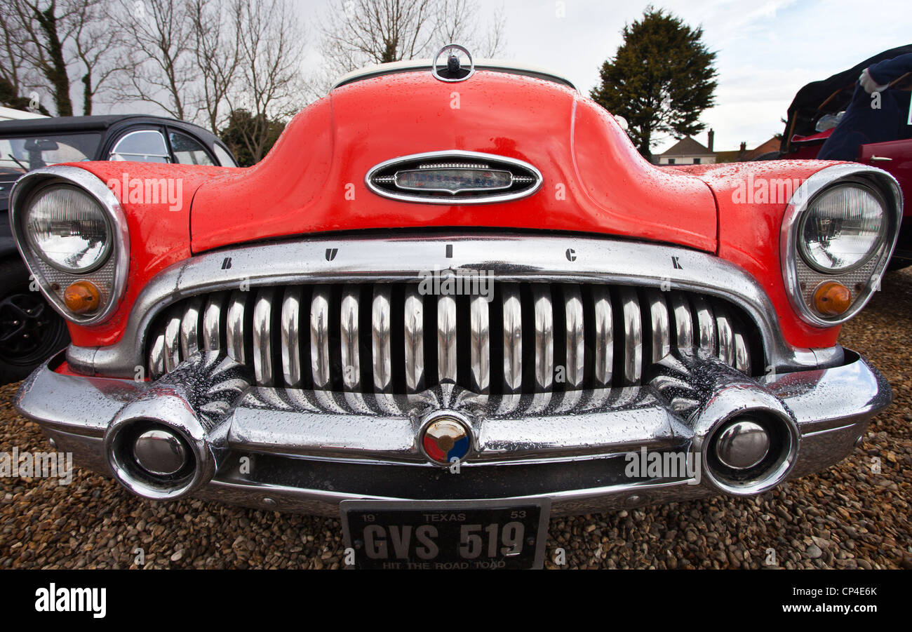 Classic Buick car. I was told it is a 1953 Buick Special 2-door sedan but personally don't know. Stock Photo