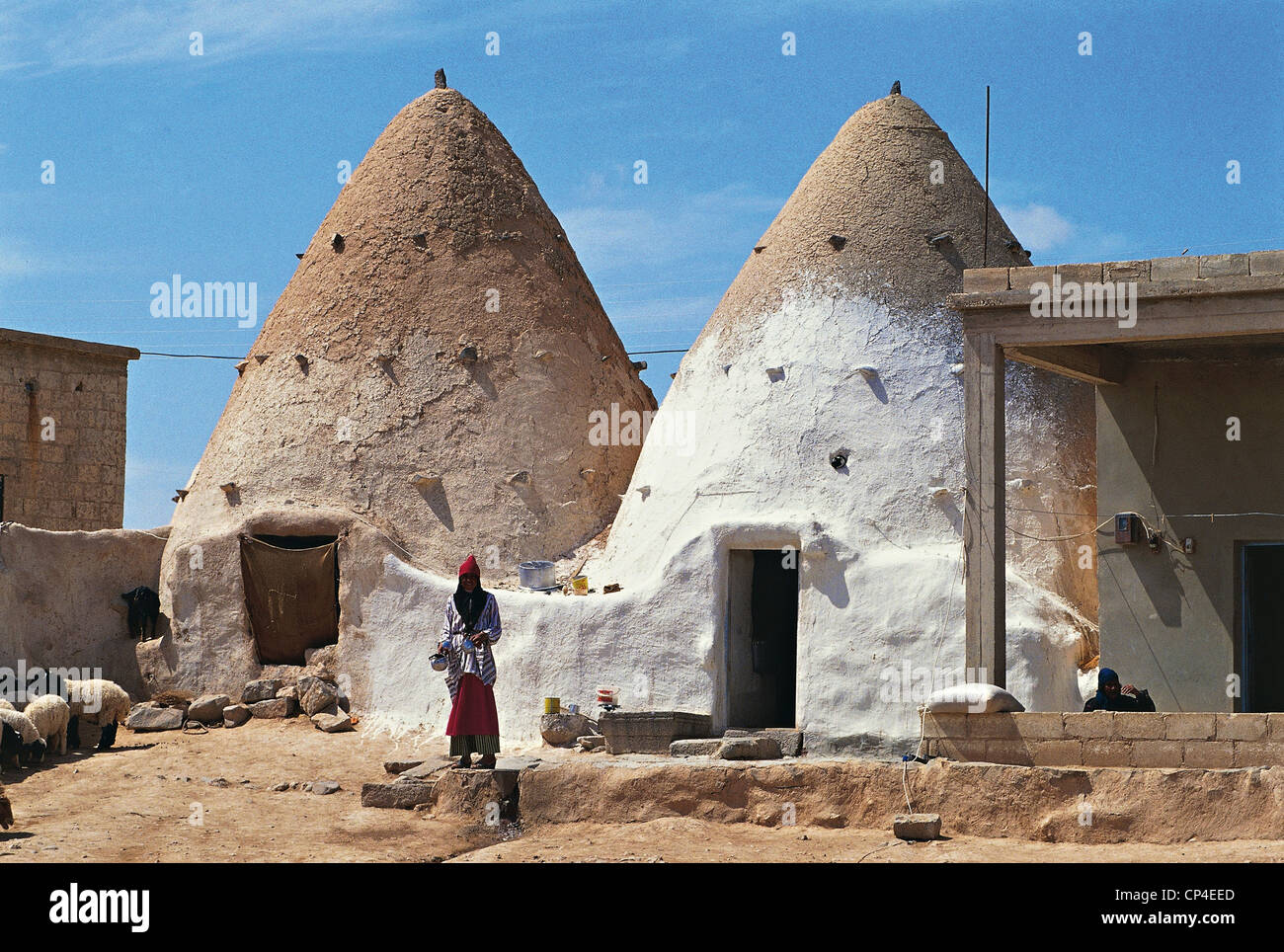 Syria - Druze village north of Hamah Stock Photo