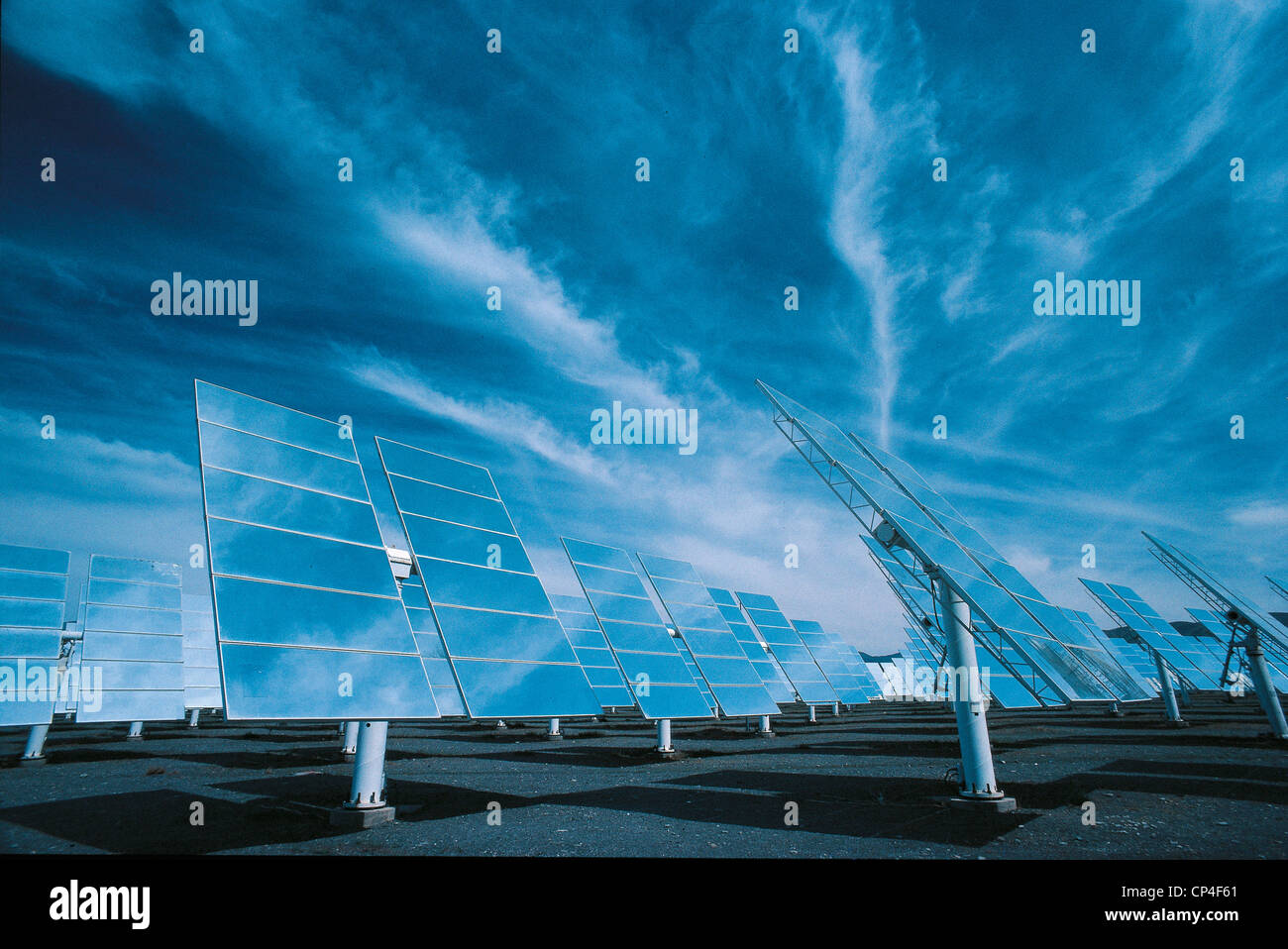Spain - Andalusia - Almeria. Solar energy plant Stock Photo - Alamy