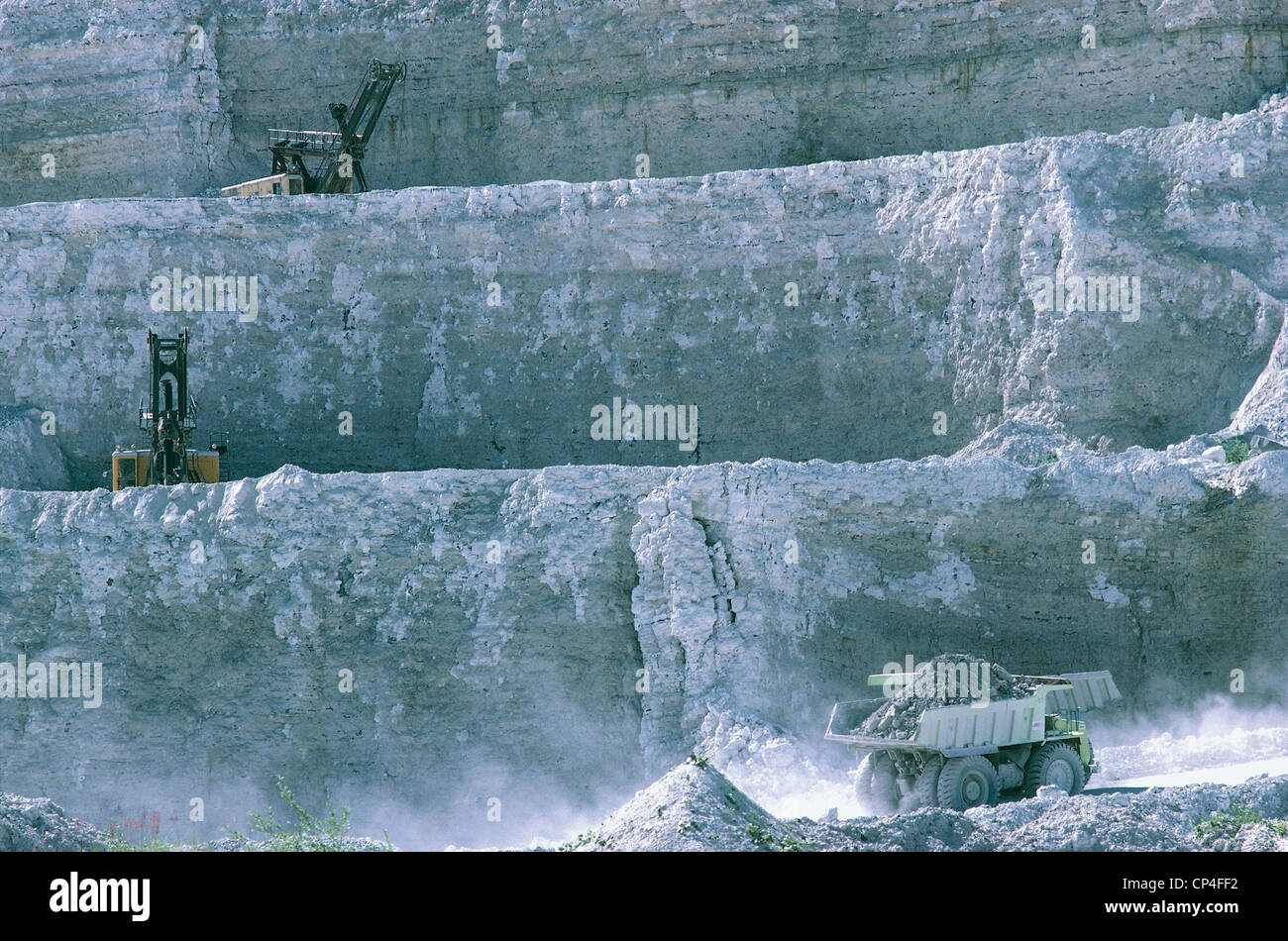Sweden Malmo. Lime quarry Stock Photo Alamy