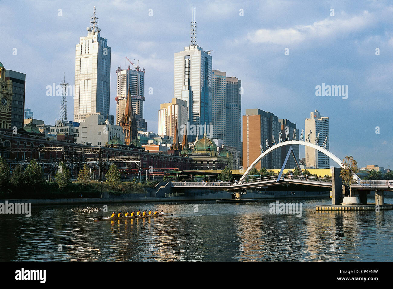 Australia - Victoria - Melbourne, the Yarra River. Stock Photo