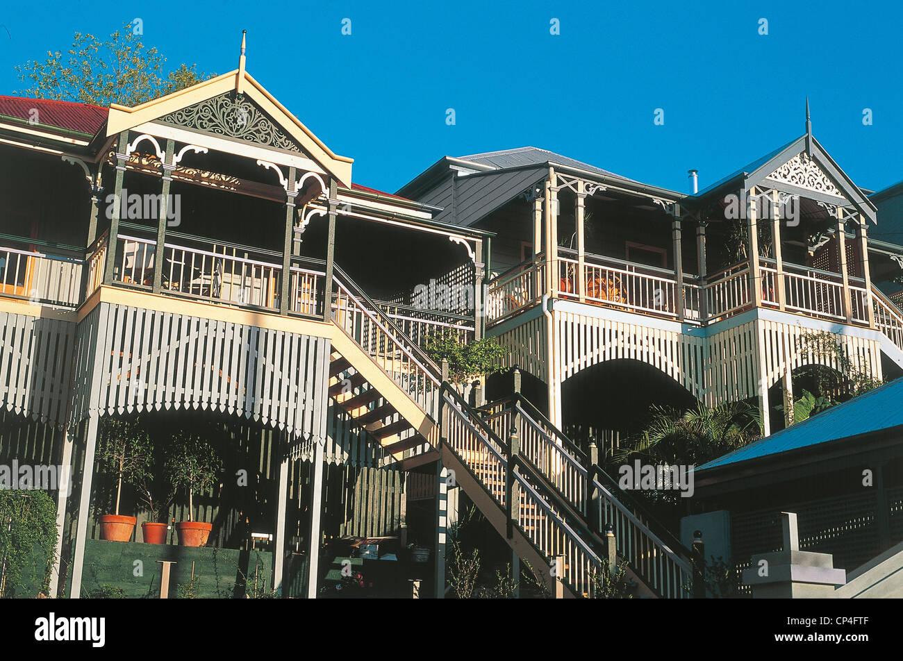 Paddington BRISBANE AUSTRALIA POSTS ON CASE Stock Photo Alamy