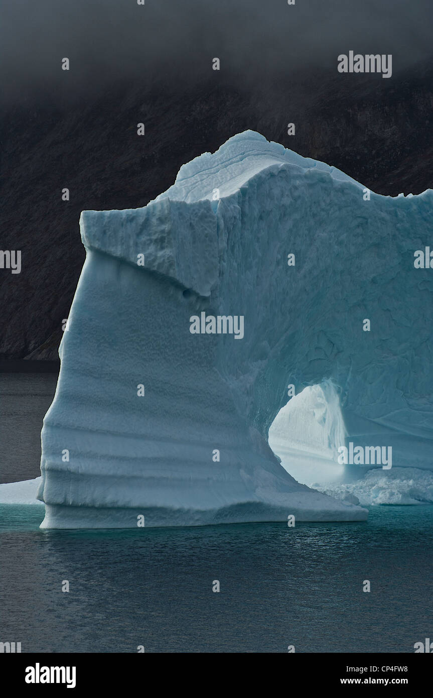 Greenland - West Coast - Icebergs. Stock Photo