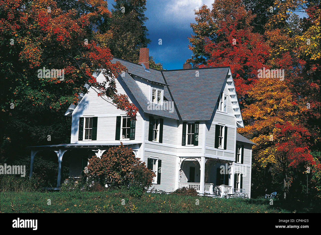 United States Of America Vermont Home Typical Stock Photo Alamy