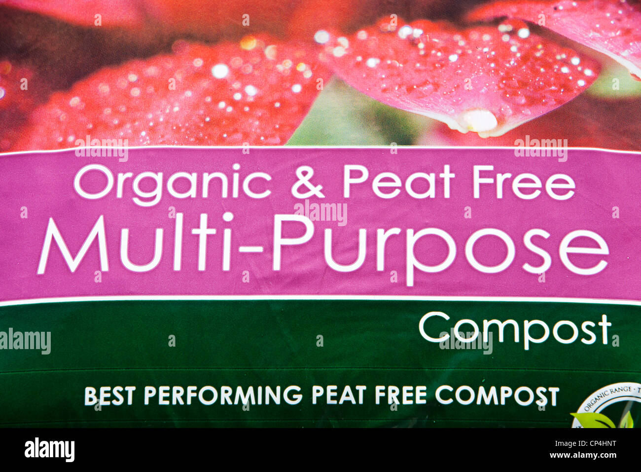 A bag of peat free compost Stock Photo Alamy