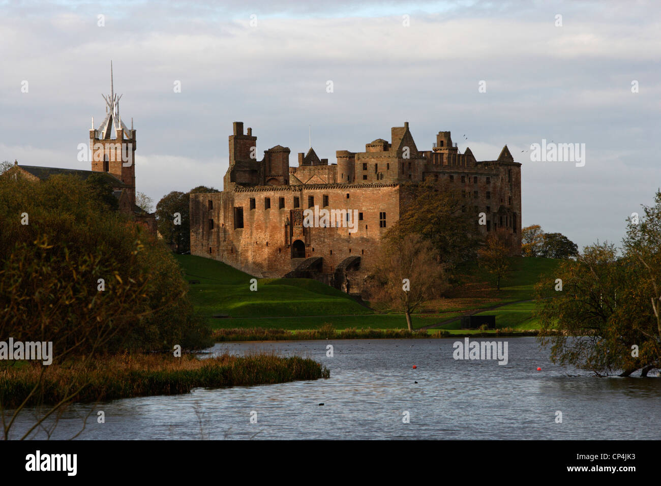 United Kingdom - Scotland - Linlithgow. The Castle, 15th century. Stock Photo